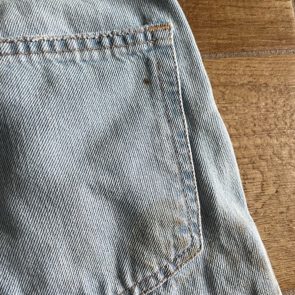 Polo Ralph Lauren Light Blue high rise straight leg distressed Jeans 28 - Picture 13 of 13